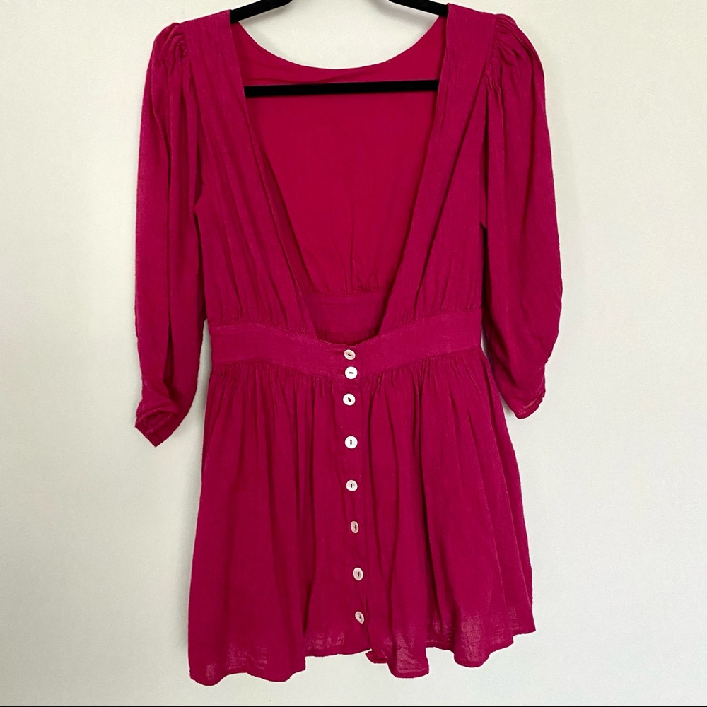 Low Back Free People Mini Dress